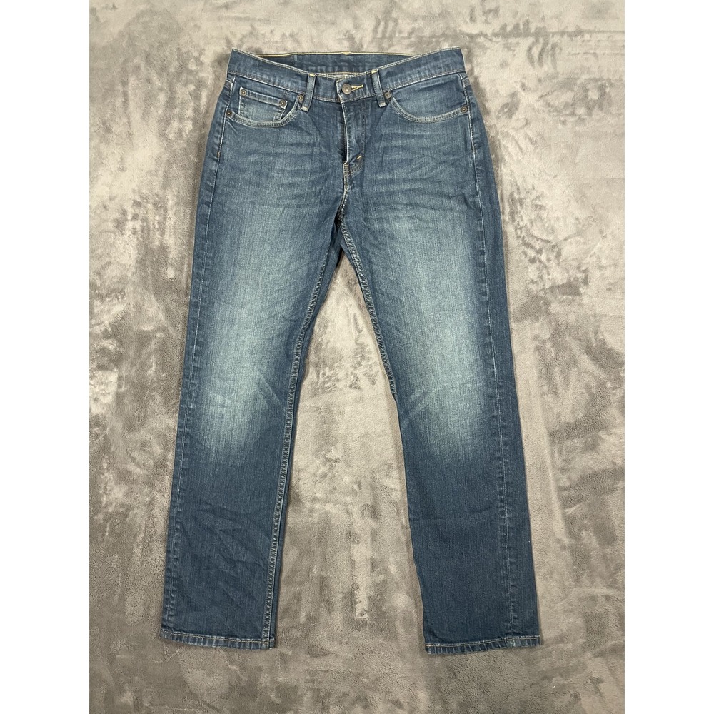 Levi's 514 Straight Fit Jeans 30x30 Blue Medium Wash Classic Denim